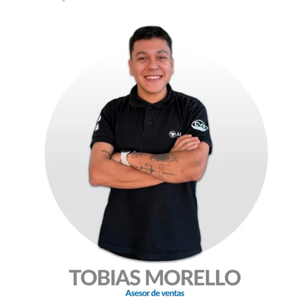 Tobías, Asesor comercial de Almar Autos